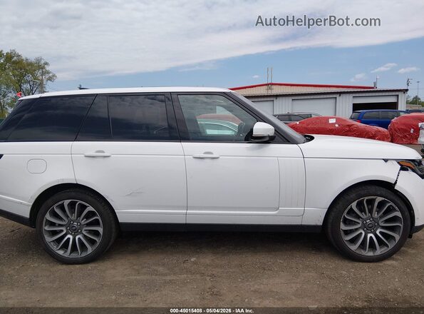 SALGS2REXKA539105 2019 LAND ROVER RANGE ROVER White Rear interior view