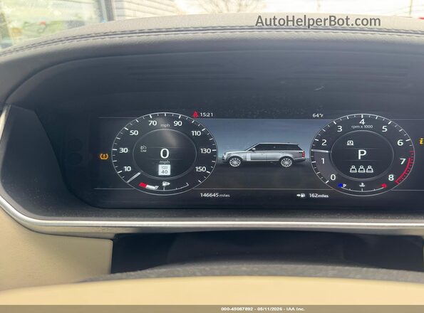 SALGS2RU5LA402954 2020 LAND ROVER RANGE ROVER Черный Вид задних сидений