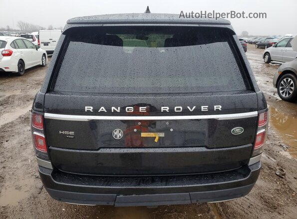SALGS2RU6NA464804 2022 LAND ROVER RANGE Black Widok z tyłu