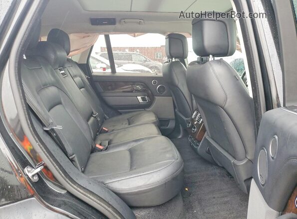 SALGS2RU6NA464804 2022 LAND ROVER RANGE Black Widok tylnych siedzeń