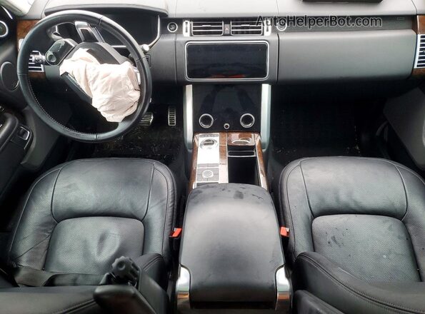 SALGS2RU6NA464804 2022 LAND ROVER RANGE Black Widok deski rozdzielczej