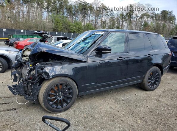 SALGS2RU8LA403421 2020 LAND ROVER RANGE Черный Передняя левая четверть