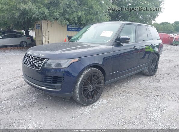 SALGS2SE2MA432580 2021 LAND ROVER RANGE ROVER Blue Przód lewy