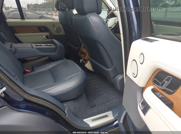SALGS2SE2MA432580 2021 LAND ROVER RANGE ROVER Blue Widok naklejki z numerem VIN