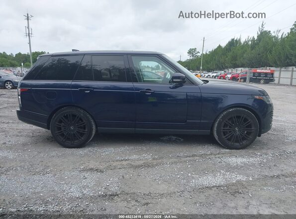 SALGS2SE2MA432580 2021 LAND ROVER RANGE ROVER Blue Widok wnętrza z tyłu