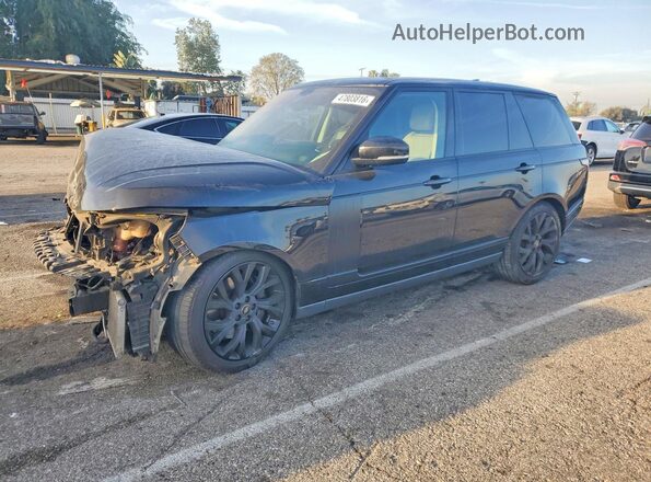 SALGS2SE4LA569373 2020 LAND ROVER RANGE Black Առջևի ձախ երեք քառորդ տեսարան