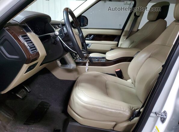 SALGS2SE8MA420689 2021 LAND ROVER RANGE White Front interior view