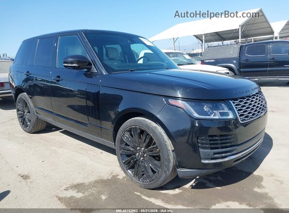 SALGS2SEXMA446484 2021 LAND ROVER RANGE ROVER Black Przód prawy