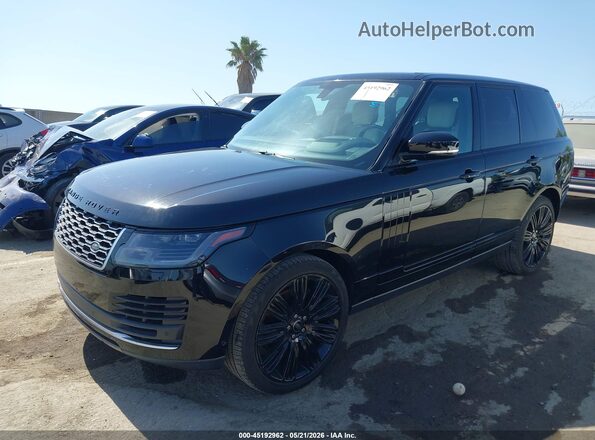 SALGS2SEXMA446484 2021 LAND ROVER RANGE ROVER Black Przód lewy