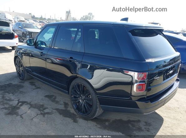 SALGS2SEXMA446484 2021 LAND ROVER RANGE ROVER Black Tył lewy
