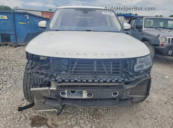 SALGS2SV0JA391331 2018 LAND ROVER RANGE Белый Вид спереди