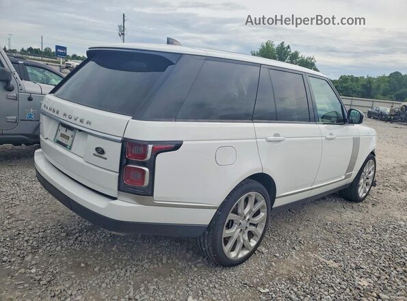SALGS2SV0JA391331 2018 LAND ROVER RANGE Белый Задняя правая четверть
