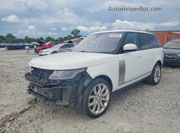 SALGS2SV0JA391331 2018 LAND ROVER RANGE Белый Передняя левая четверть