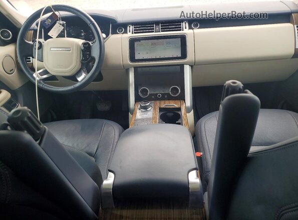 SALGS2SV0JA391331 2018 LAND ROVER RANGE Белый Вид панели приборов