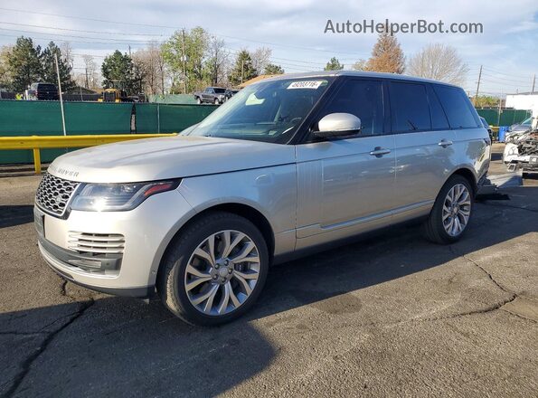 SALGS2SV1JA384808 2018 LAND ROVER RANGE Серебряный Передняя левая четверть