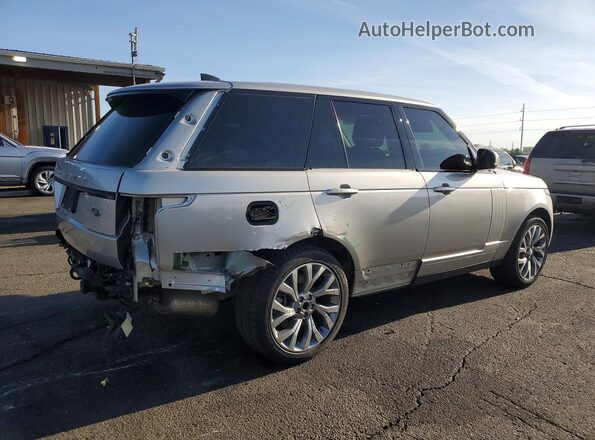 SALGS2SV1JA384808 2018 LAND ROVER RANGE Серебряный Задняя правая четверть