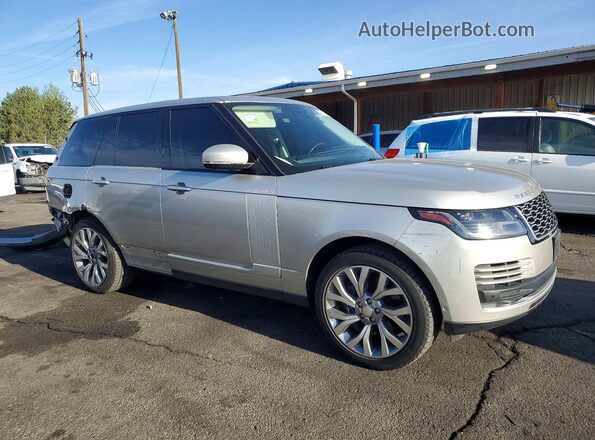 SALGS2SV1JA384808 2018 LAND ROVER RANGE Серебряный Передняя правая четверть