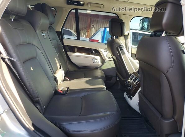 SALGS2SV1JA384808 2018 LAND ROVER RANGE Серебряный Вид задней части салона