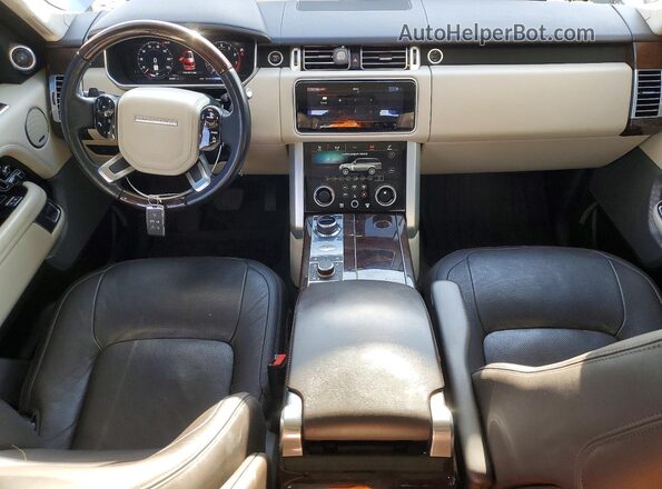 SALGS2SV1JA384808 2018 LAND ROVER RANGE Серебряный Вид панели приборов