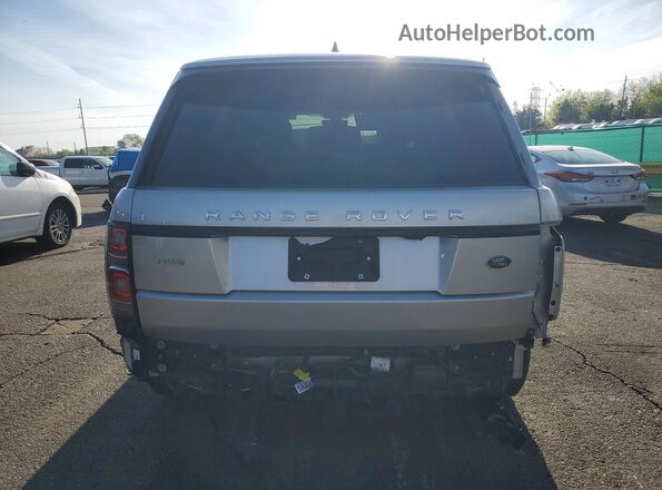 SALGS2SV1JA384808 2018 LAND ROVER RANGE Серебряный Вид сзади