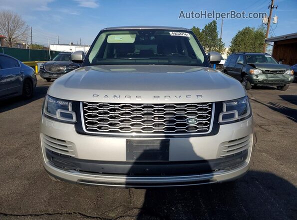 SALGS2SV1JA384808 2018 LAND ROVER RANGE Серебряный Вид спереди
