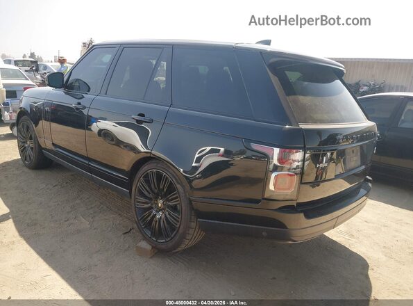 SALGS2SV5KA564665 2019 LAND ROVER RANGE ROVER Black Tył lewy