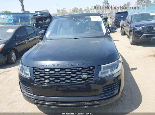 SALGS2SV5KA564665 2019 LAND ROVER RANGE ROVER Black Widok z przodu