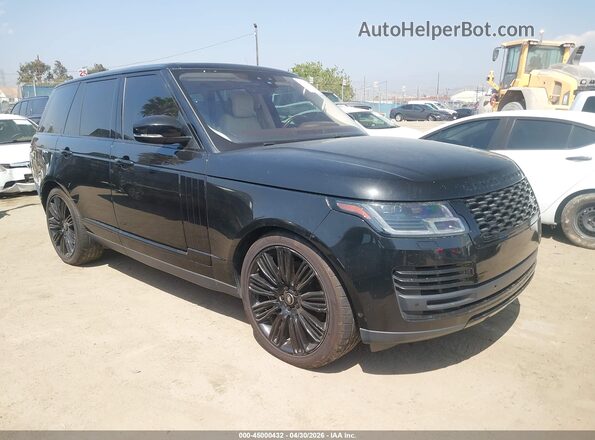 SALGS2SV5KA564665 2019 LAND ROVER RANGE ROVER Black Przód prawy