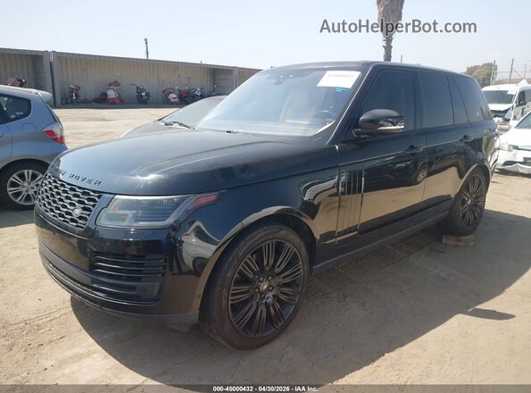 SALGS2SV5KA564665 2019 LAND ROVER RANGE ROVER Black Przód lewy