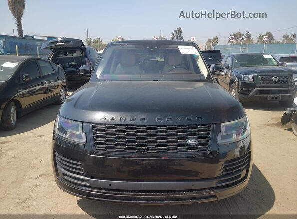 SALGS2SV5KA564665 2019 LAND ROVER RANGE ROVER Black Widok zestawu wskaźników