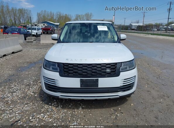 SALGS2SV6KA534235 2019 LAND ROVER RANGE ROVER White Вид щитка приладів