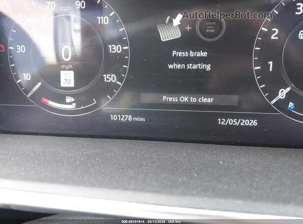SALGS2SV6KA534235 2019 LAND ROVER RANGE ROVER White 