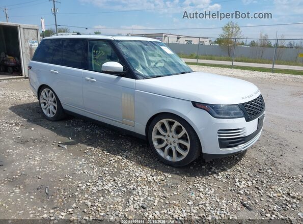 SALGS2SV6KA534235 2019 LAND ROVER RANGE ROVER White Передня права чверть