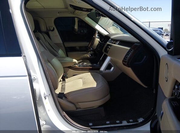 SALGS2SV6KA552881 2019 LAND ROVER RANGE ROVER White Vista interior delantera