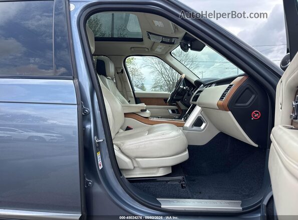 SALGS2SV7KA539380 2019 LAND ROVER RANGE ROVER Blue Front interior view