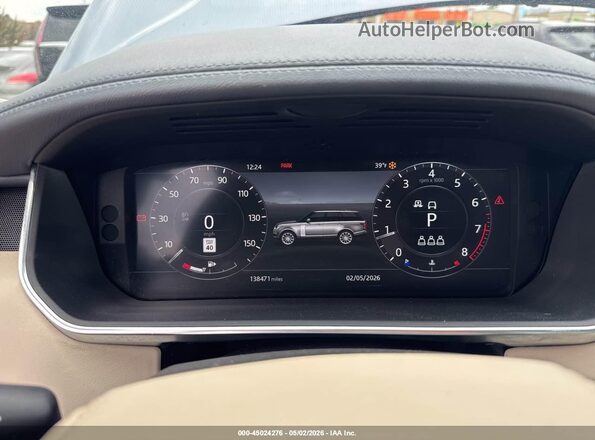 SALGS2SV7KA539380 2019 LAND ROVER RANGE ROVER Blue Rear seats view