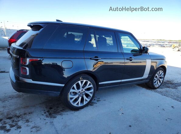 SALGS2SV7KA550671 2019 LAND ROVER RANGE Black უკანა მარჯვენა