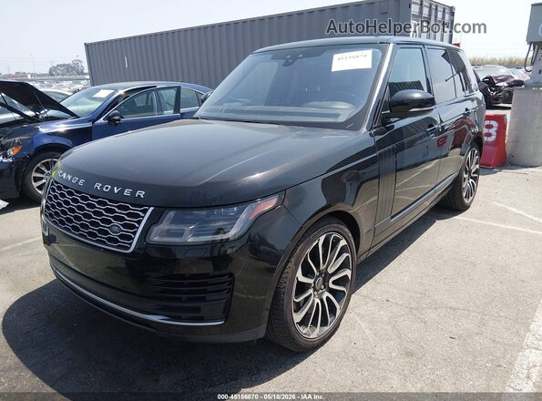 SALGS2SV8JA503633 2018 LAND ROVER RANGE ROVER Черный Передняя левая четверть