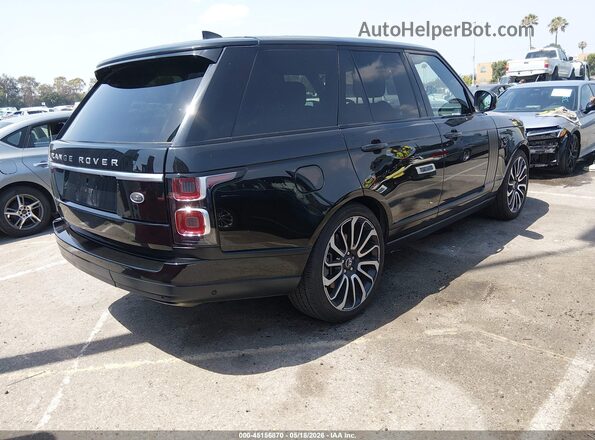 SALGS2SV8JA503633 2018 LAND ROVER RANGE ROVER Черный Задняя правая четверть