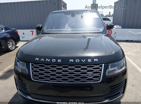 SALGS2SV8JA503633 2018 LAND ROVER RANGE ROVER Черный Вид спереди