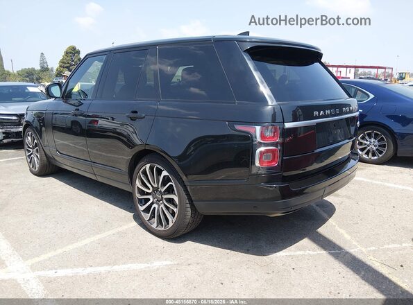 SALGS2SV8JA503633 2018 LAND ROVER RANGE ROVER Черный Задняя левая четверть