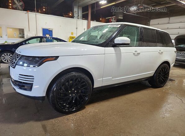 SALGS2SV9KA552597 2019 LAND ROVER RANGE White წინა მარცხენა ხედი სამი მეოთხედიდან