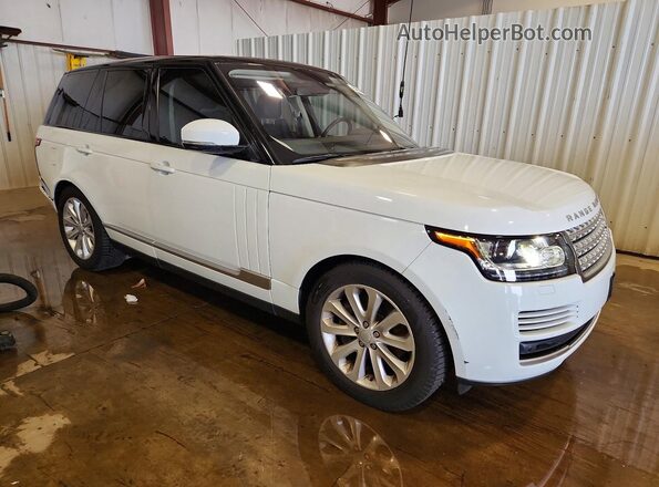 SALGS2VF5GA262112 2016 LAND ROVER RANGE Белый Передняя правая четверть
