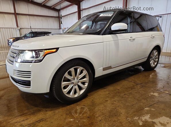 SALGS2VF5GA262112 2016 LAND ROVER RANGE Белый Передняя левая четверть