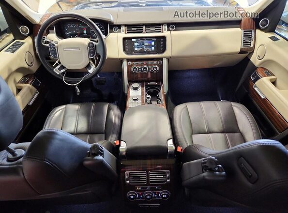 SALGS2VF5GA262112 2016 LAND ROVER RANGE Белый Вид панели приборов