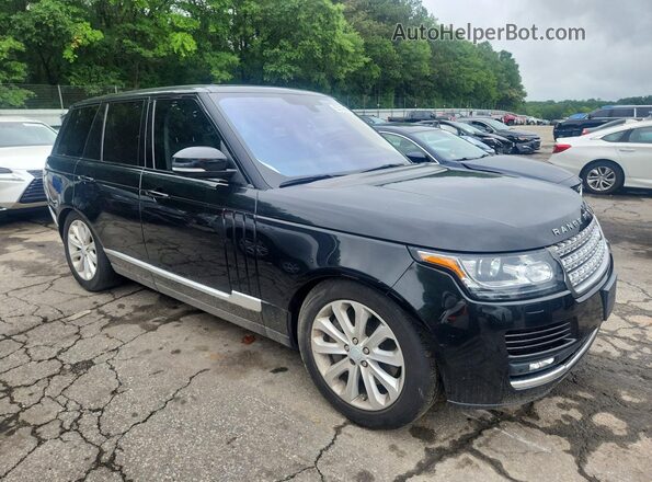 SALGS2VFXGA272117 2016 LAND ROVER RANGE Черный Передняя правая четверть