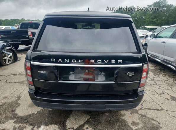 SALGS2VFXGA272117 2016 LAND ROVER RANGE Черный Вид сзади