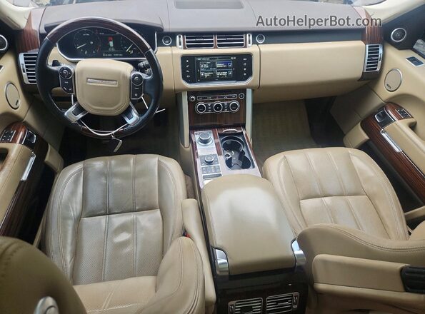 SALGS2VFXGA272117 2016 LAND ROVER RANGE Черный Вид панели приборов