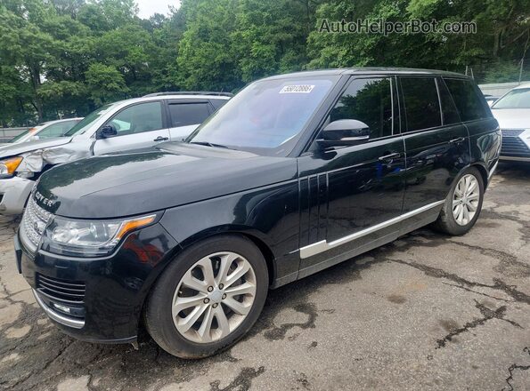 SALGS2VFXGA272117 2016 LAND ROVER RANGE Черный Передняя левая четверть