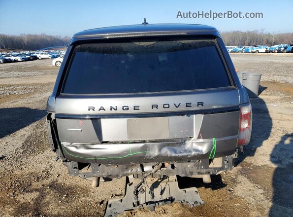 SALGS3EFXGA317143 2016 LAND ROVER RANGE Серый Вид сзади